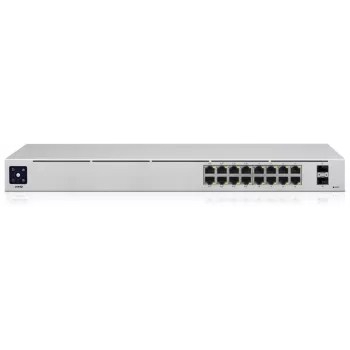 UBIQUITI NETWORKS UniFi Switch 16x Gigabit eterneto prievadai, iš jų 8x 802.3at PoE+ prievadai