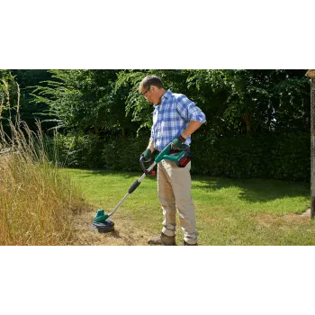 Bosch AdvancedGrassCut 36 belaidis žoliapjovė (be akumuliatoriaus ir įkroviklio), pjovimo plotis 30 cm, nailono linija, D formos rankena