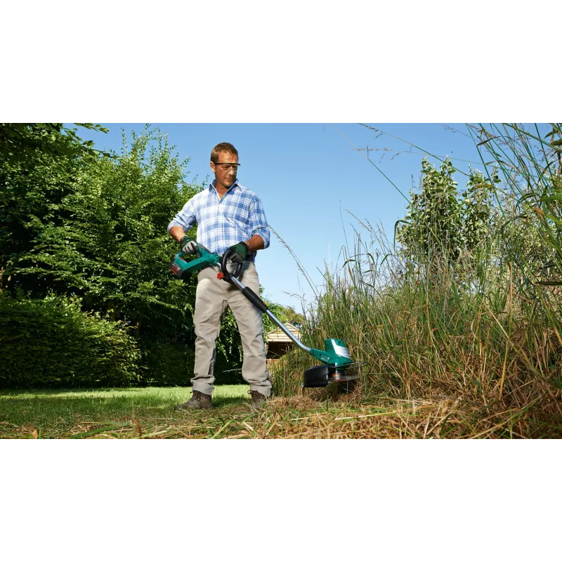 Bosch AdvancedGrassCut 36 belaidis žoliapjovė (be akumuliatoriaus ir įkroviklio), pjovimo plotis 30 cm, nailono linija, D formos rankena
