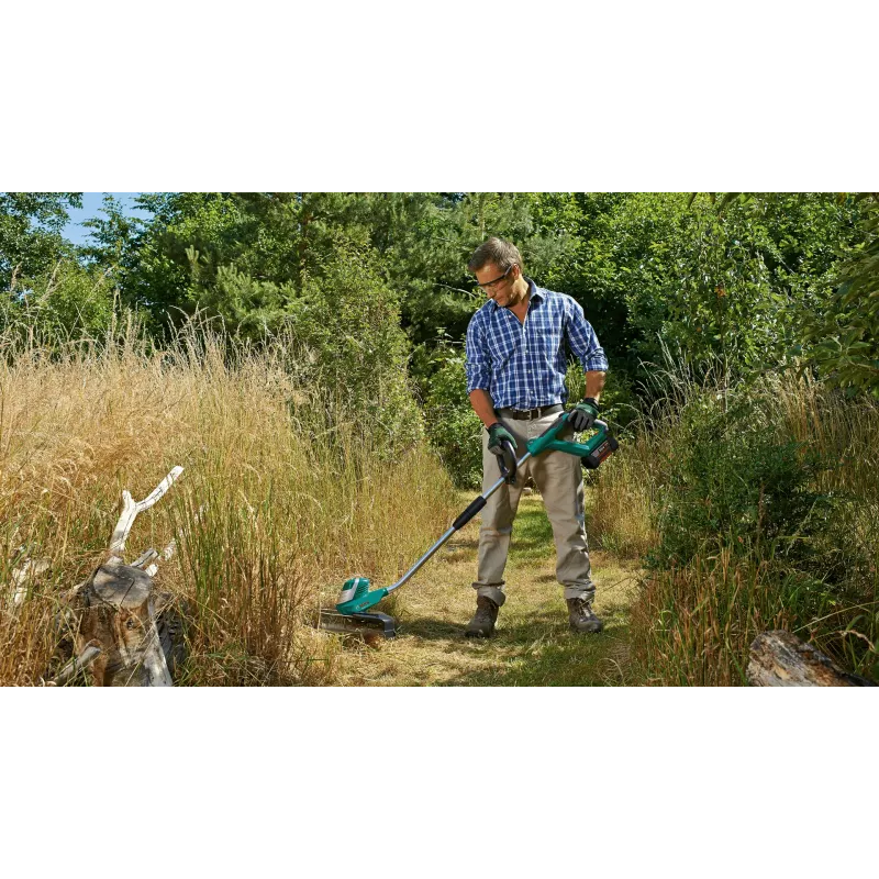 Bosch AdvancedGrassCut 36 belaidis žoliapjovė (be akumuliatoriaus ir įkroviklio), pjovimo plotis 30 cm, nailono linija, D formos rankena