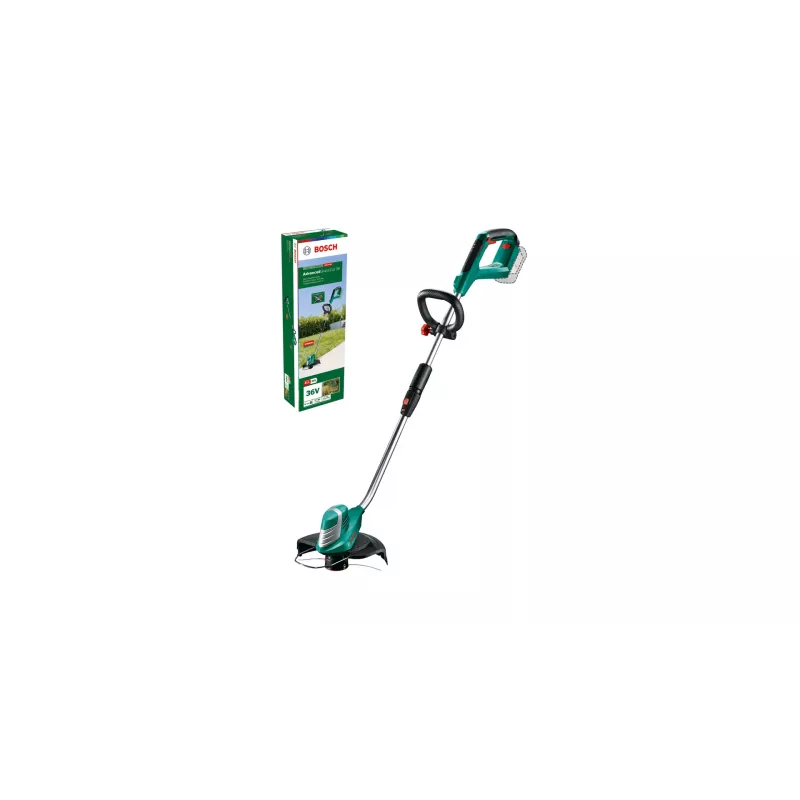 Bosch AdvancedGrassCut 36 belaidis žoliapjovė (be akumuliatoriaus ir įkroviklio), pjovimo plotis 30 cm, nailono linija, D formos rankena
