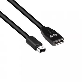 CLUB3D Mini DisplayPort į DisplayPort 1.4 ilginimo laidas 8K60Hz DSC1.2 HBR3 HDR M/F 1m