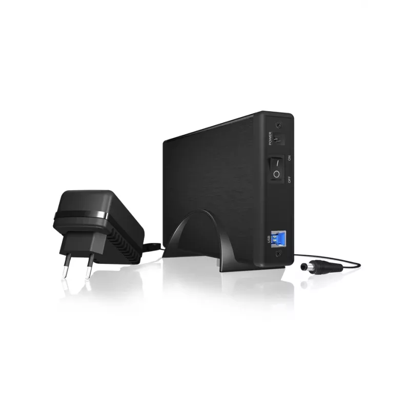 ICY BOX IB-377U3 Išorinis HDD korpusas Juodas 3.5 colio