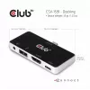 CLUB3D USB Type C 4-in-1 Hub HDMI 4K60Hz USB Type C PD / USB Type A / Aus prievadas