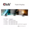 CLUB3D USB Type C 3.2 Gen 1 MST Hub DisplayPort 1.4 – trijų monitorių adapteris