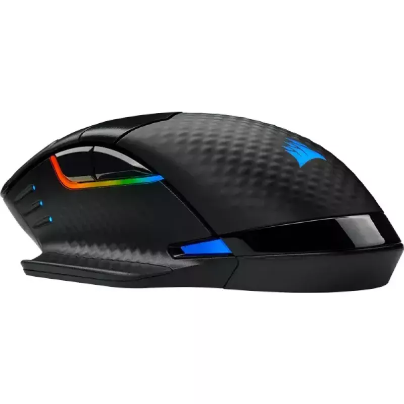 Pelė Corsair DARK CORE RGB PRO RF belaidė + Bluetooth + USB Type-A