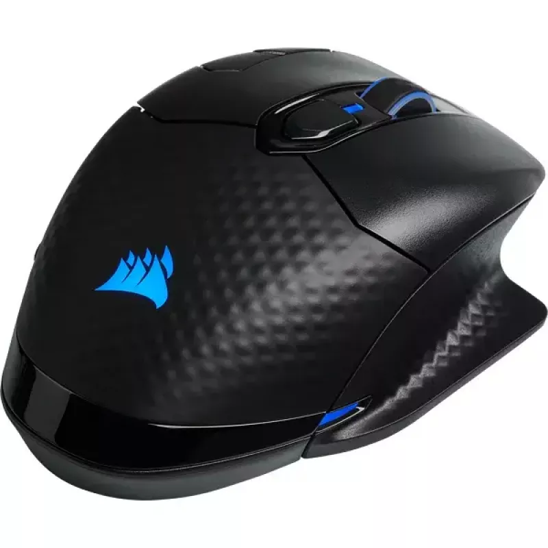 Pelė Corsair DARK CORE RGB PRO RF belaidė + Bluetooth + USB Type-A