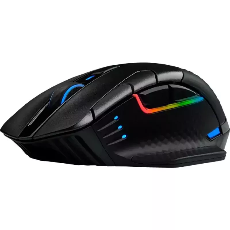 Pelė Corsair DARK CORE RGB PRO RF belaidė + Bluetooth + USB Type-A