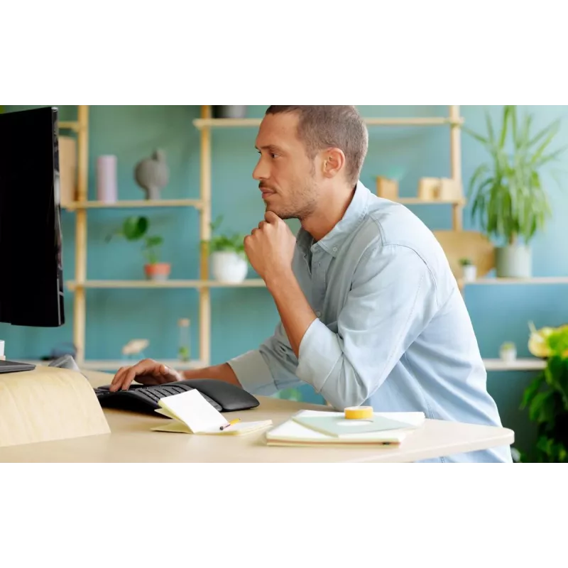 LOGITECH Ergo K860 - Belaidė išskėsta klaviatūra Graphite QWERTY Pan Nordic