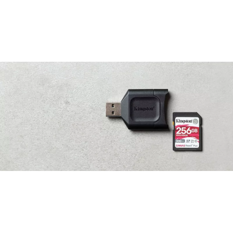 Kingston Technology MobileLite Plus SD kortelių skaitytuvas USB 3.2 Gen 1 (3.1 Gen 1) Type-A juodas