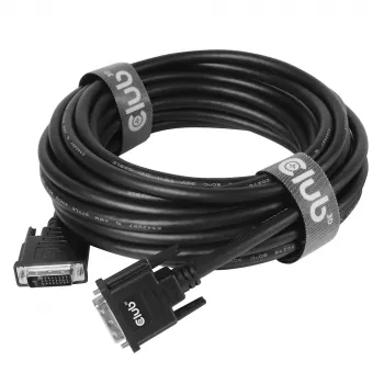CLUB3D DVI-D Dual Link laidas 24+1 kištukas-kištukas 10 m / 32,8 pėdų 28AWG
