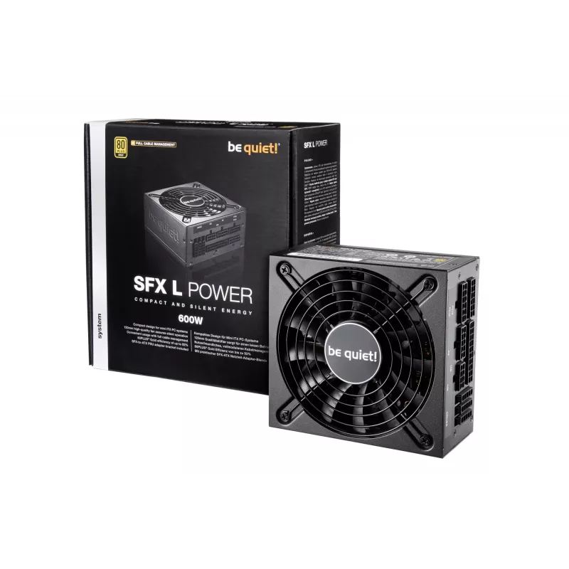 be quiet! SFX L Power maitinimo blokas 600 W 20+4 pin ATX juodas