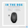 HP Dual Mode Black Mouse 300, dešinei rankai, optinis, RF belaidis, 3600 DPI, juoda