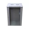 Extralink sieninis spintos stovas 15U 600x600 pilkas - Sieninis stovas - 15U - 60 kg - Užrakinama spyna - Lentynų bėgeliai - Pilka