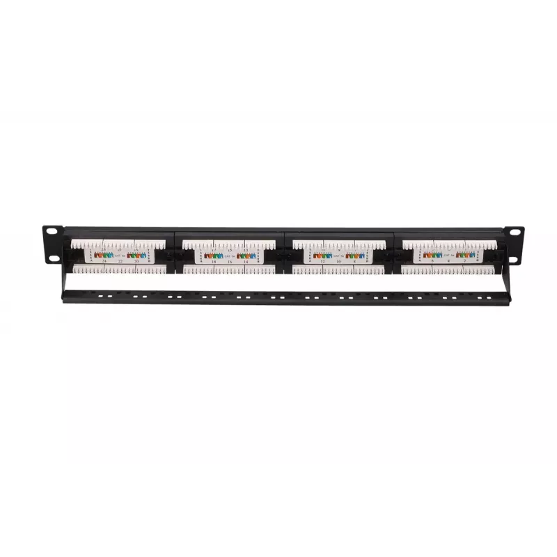 Pataisų skydelis Extralink CAT5E UTP V2 24 prievadų