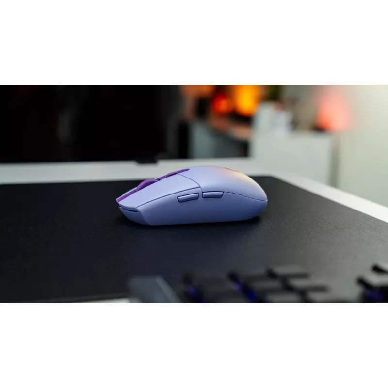 LOGITECH G305 Lightspeed belaidė žaidimų pelė alyvinė