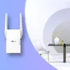 TP-Link RE505X belaidžio tinklo stiprintuvas, Wi-Fi 6, AX1500, dual-band, Gigabit Ethernet, baltas
