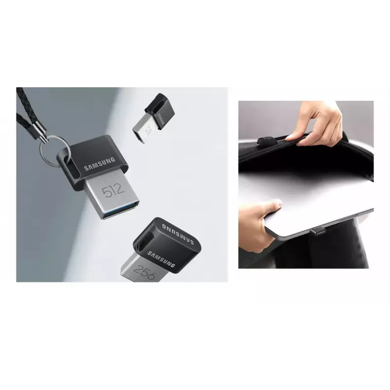 Samsung MUF-256AB USB atmintukas 256 GB USB Type-A 3.2 Gen 1 (3.1 Gen 1) Pilka, Sidabrinė