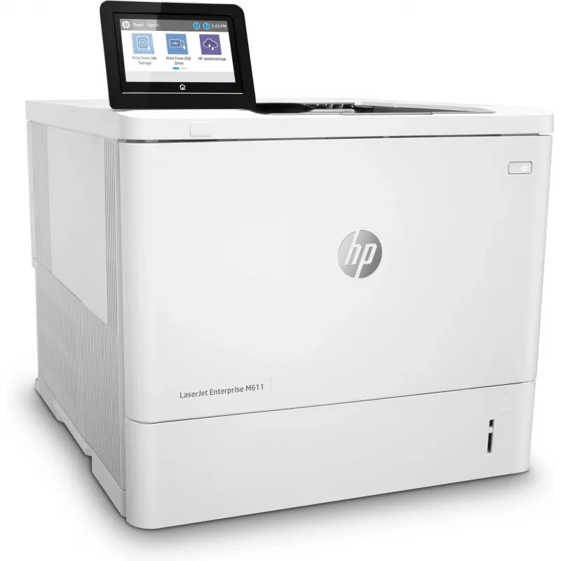 HP LaserJet Enterprise M611dn spausdintuvas, lazerinis, 1200 x 1200 DPI, A4, 61 ppm, dvipusis spausdinimas, tinklo paruoštas