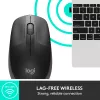 LOGITECH M190 Pilno dydžio belaidė pelė anglies pilka