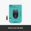 LOGITECH M190 Pilno dydžio belaidė pelė anglies pilka