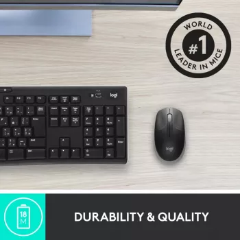 LOGITECH M190 pilno dydžio belaidė pelė vidutinė pilka