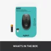 LOGITECH M190 pilno dydžio belaidė pelė vidutinė pilka