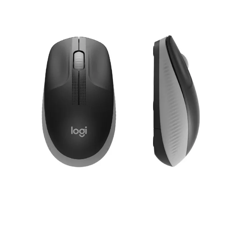 LOGITECH M190 pilno dydžio belaidė pelė vidutinė pilka