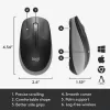 LOGITECH M190 pilno dydžio belaidė pelė vidutinė pilka