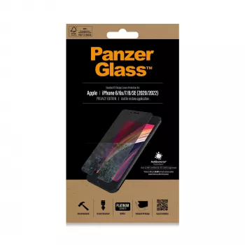 PanzerGlass ® Privatumo apsauginis stiklas iPhone SE (2020/2022) | 8 | 7 | 6 | 6s | Standard Fit