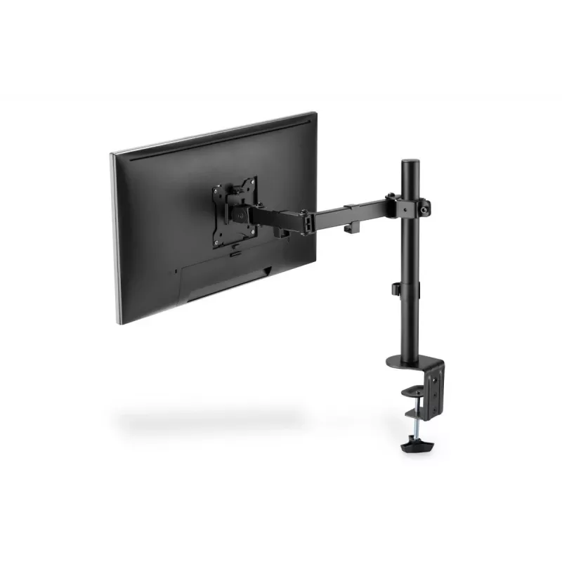 DIGITUS Universalus Vieno Monitoriaus Laikiklis su Spaustuvu 17-32 col. 8 kg (maks.) Juodas