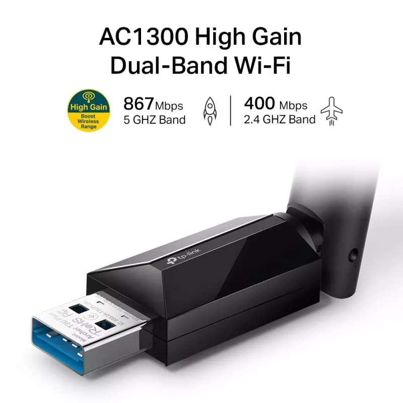 Belaidis adapteris TP-Link Archer T3U Plus