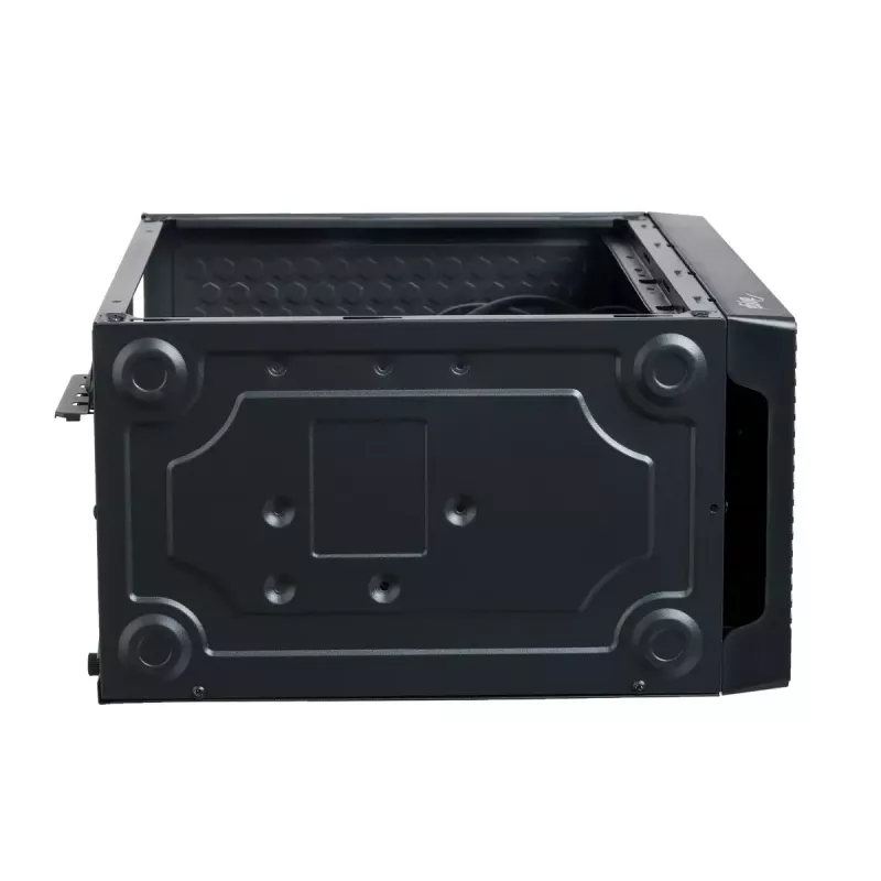 Akyga AK36BK Micro ATX kompiuterio korpusas, Micro ATX / Flex ATX / Mini ITX, USB 3.0 + USB 2.0, be maitinimo bloko, juodas