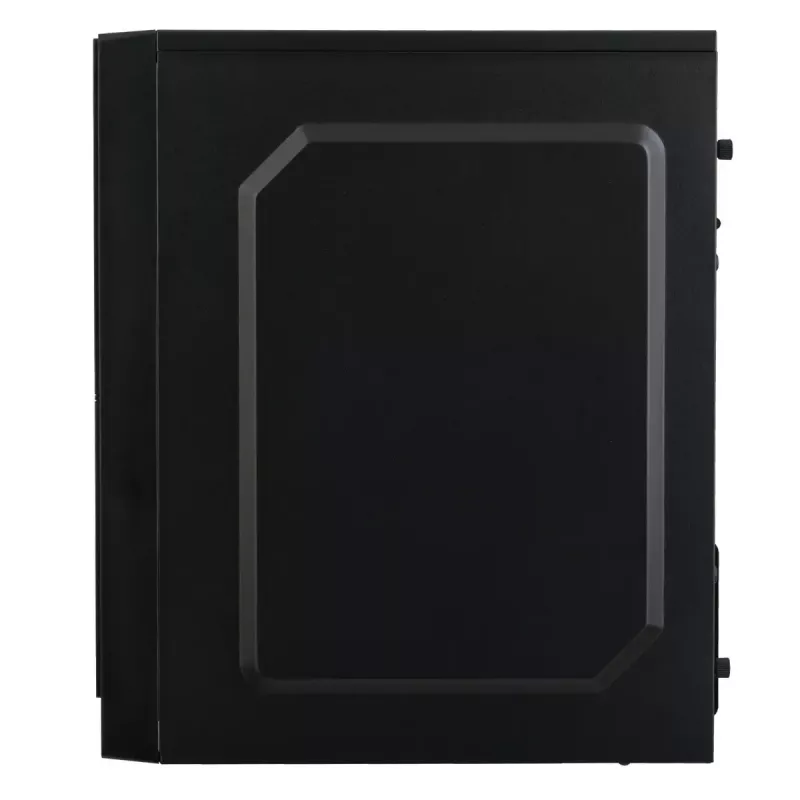 Akyga AK36BK Micro ATX kompiuterio korpusas, Micro ATX / Flex ATX / Mini ITX, USB 3.0 + USB 2.0, be maitinimo bloko, juodas
