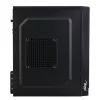 Akyga AK36BK Micro ATX kompiuterio korpusas, Micro ATX / Flex ATX / Mini ITX, USB 3.0 + USB 2.0, be maitinimo bloko, juodas