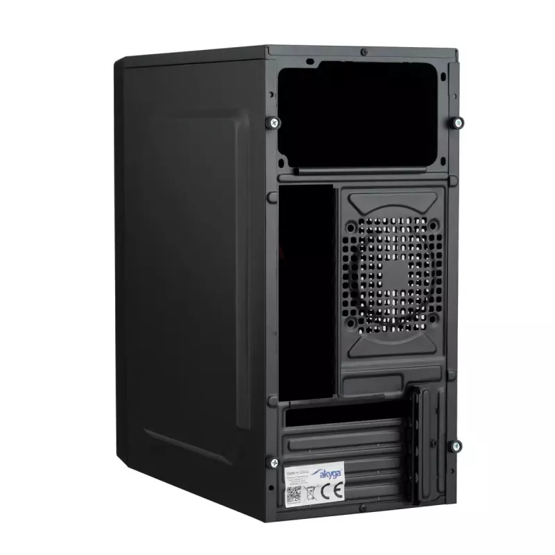 Akyga AK36BK Micro ATX kompiuterio korpusas, Micro ATX / Flex ATX / Mini ITX, USB 3.0 + USB 2.0, be maitinimo bloko, juodas