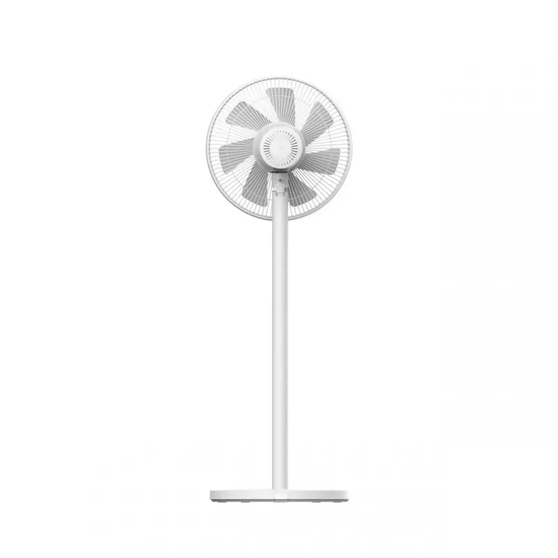 Stovimas ventiliatorius Xiaomi Mi Smart Standing Fan 2 Lite PYV4007GL — 35,6 cm, 7 mentės, 3 greičiai, 45 W, 90° siūbavimas, reguliuojamas aukštis 642–1000 mm, baltas