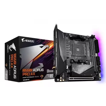 Motininė plokštė GIGABYTE B550I AORUS PRO AX, B550, AM4, Mini-ITX