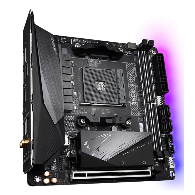 Motininė plokštė GIGABYTE B550I AORUS PRO AX, B550, AM4, Mini-ITX