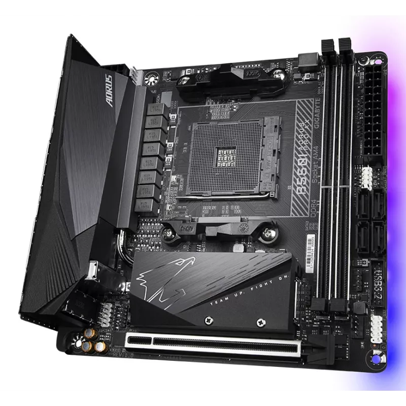 Motininė plokštė GIGABYTE B550I AORUS PRO AX, B550, AM4, Mini-ITX