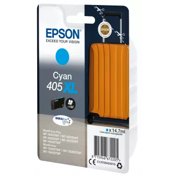 Epson 405XL DURABrite Ultra rašalo kasetė 1 vnt. Originali didelės talpos (XL) ciano spalva