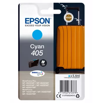 Epson Cyan 405 DURABrite Ultra rašalo kasetė 1 vnt. Originali standartinė išeiga