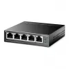 TP-Link TL-SG105PE 5 prievadų Gigabit Easy Smart PoE jungiklis su 4 PoE+ prievadais