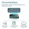 TP-Link TL-SG105PE 5 prievadų Gigabit Easy Smart PoE jungiklis su 4 PoE+ prievadais