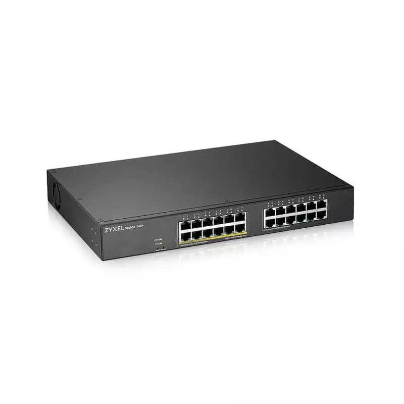 Zyxel GS1900-24EP valdomas L2 Gigabit Ethernet (10/100/1000) Power over Ethernet (PoE) jungiklis juodas