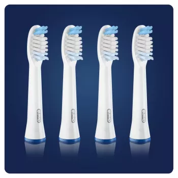 Šepetėlių galvutės Oral-B Braun Pulsonic Clean 4 vnt. Baltos