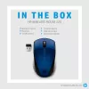 HP belaidė pelė 220 (Lumiere Blue), ambidekstrinė, RF belaidė, mėlyna