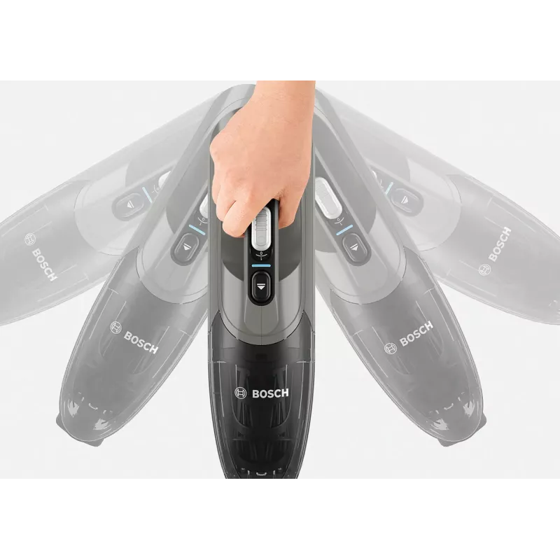 Bosch Serie 2 BBHF214G 2-in-1 belaidis dulkių siurblys (lazdinis / rankinis), cikloninis, be maišelio, pilka