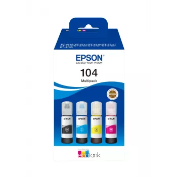 Rašalo kasetė Epson Ink C13T00P640 / 104 Multipack BK,C,M,Y