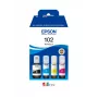 Kasetės Epson 102 4 vnt. komplektas juoda + spalvota T03R6 C13T03R640